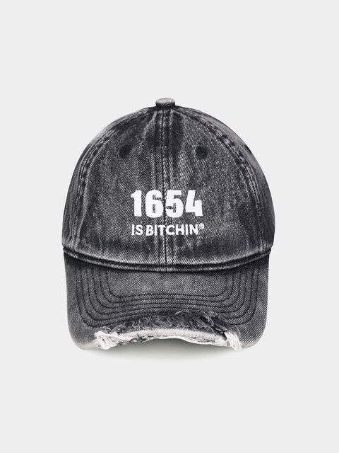 Чорна джинсова кепка 1654