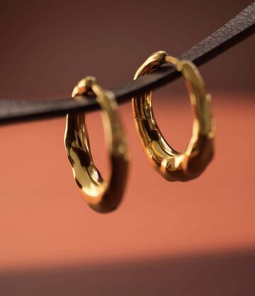 Carrie mini earrings gold-plated