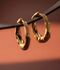 Carrie mini earrings gold-plated