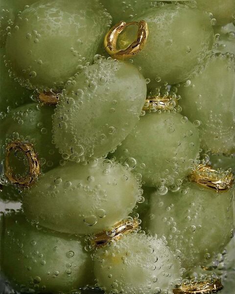 Carrie mini earrings gold-plated