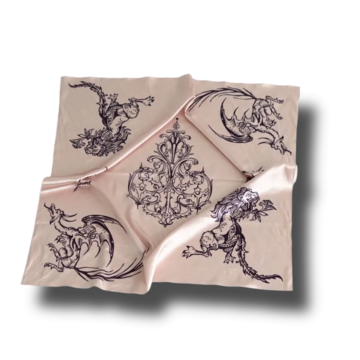 Хустка “Gothic Fauna” Beige