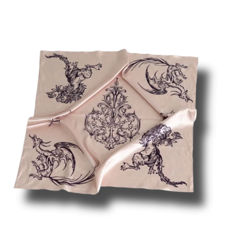 Хустка “Gothic Fauna” Beige