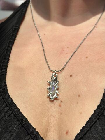 Pendant with moonstone