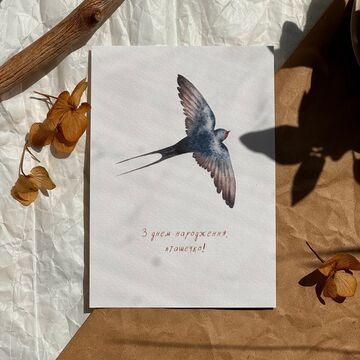 “Happy Birthday, Little Bird” Card