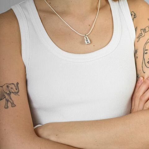 Керамічний мікрокап "І шо" (бавовняний шнурочок)