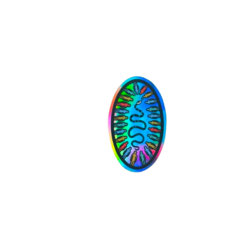 Holographic “Environment” Sticker