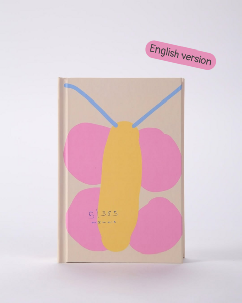 Pink Five-Year Planner. English version