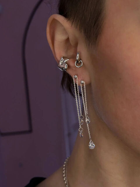 Transformable earrings "Drop"