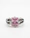 Ring with a pink zircon