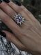 Ring with a pink zircon