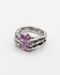 Ring with a pink zircon
