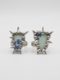 Ring with Japanese porcelain