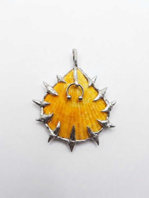Yellow Shell Pendant