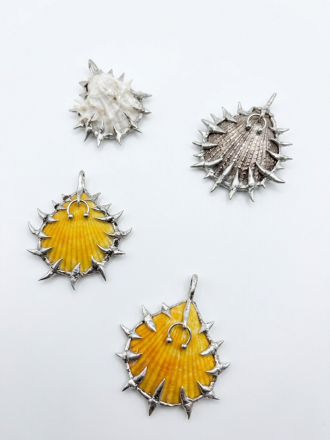 Yellow Shell Pendant