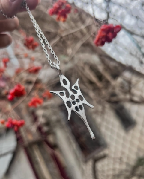 Pendant "Ukraine" silver