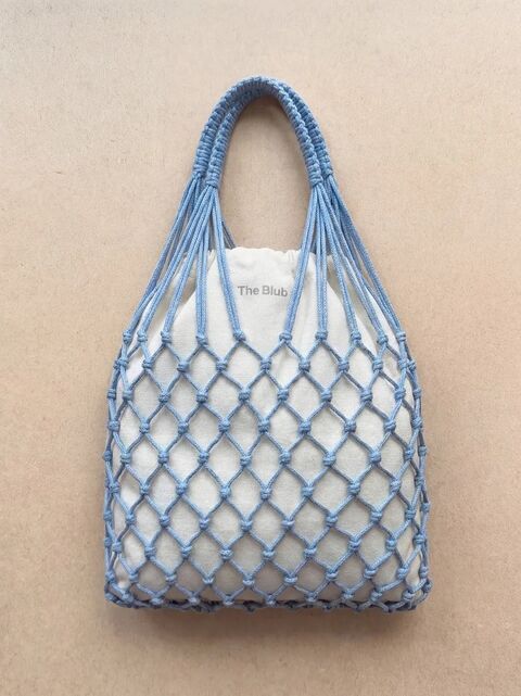 Авоська Woven Bag блакитна