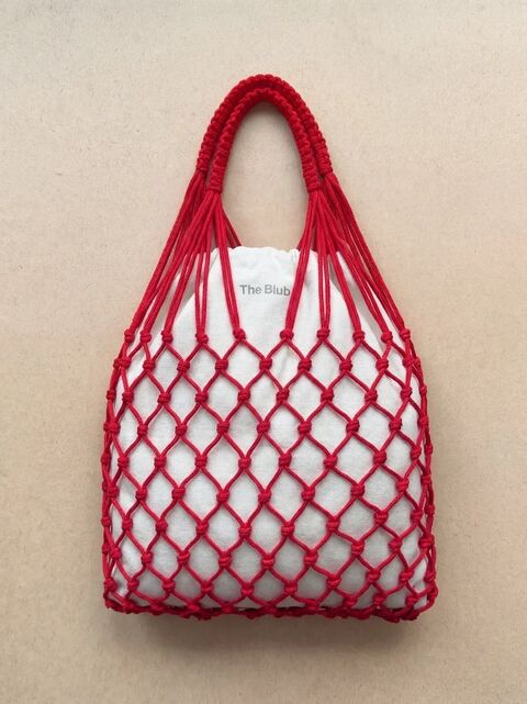 Авоська Woven Bag червона