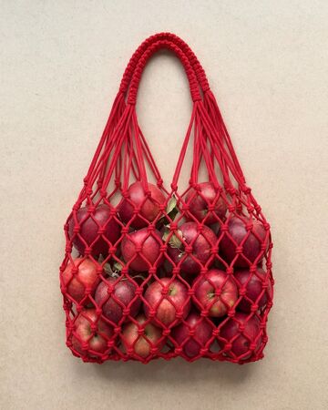 Авоська Woven Bag червона
