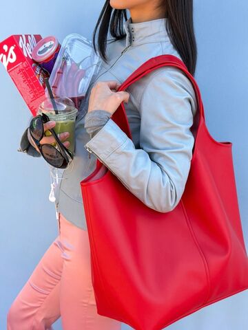TOTE ECO-LEATHER Bag 2.0 Red