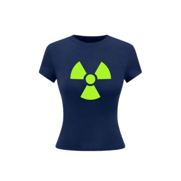 T-shirt "Toxic" blue