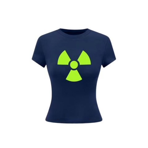 T-shirt "Toxic" blue