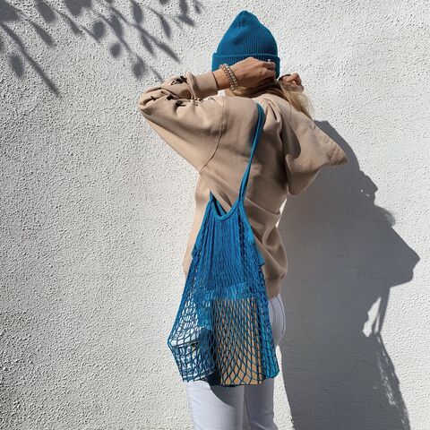 Ultramarine string bag