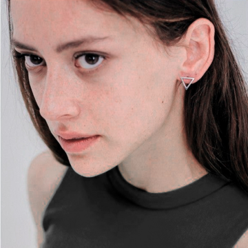Earrings Small Triangle
