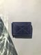 Blue wallet with money clip