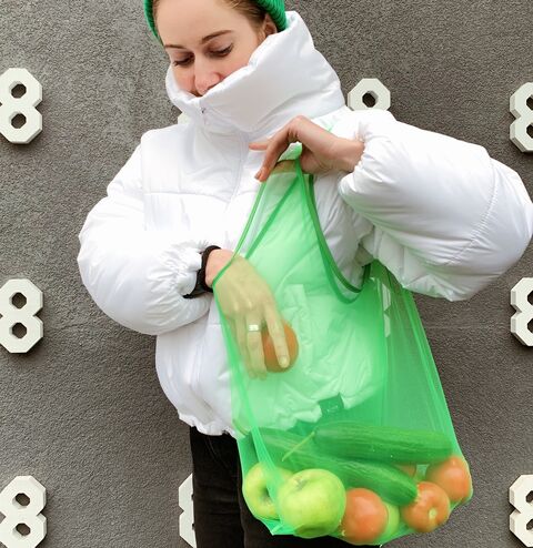 Salad shoulder bag Thank you Package not required