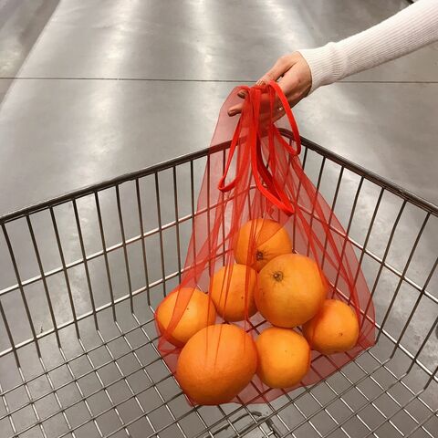 Red Bag Thank You No Need for a Plastic Bag