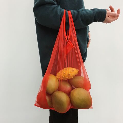 Red Bag Thank You No Need for a Plastic Bag