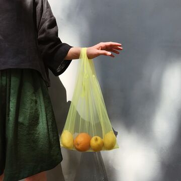 Жовта сумка Дякую Пакет не Треба