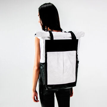 Backpack "Flatiron" Black and White