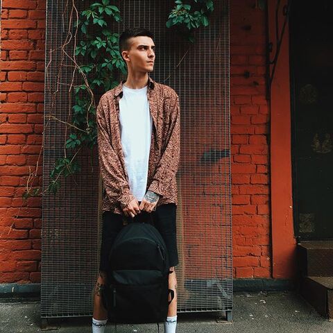 Backpack "90210" Black