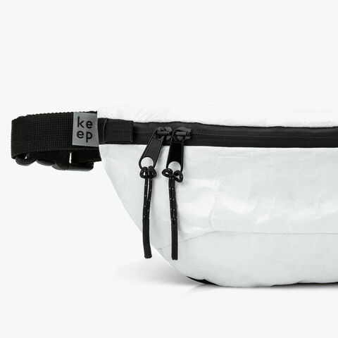 Белая поясная сумка Шибуя