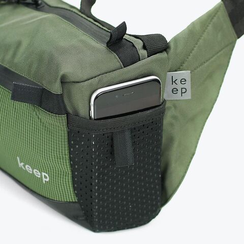 Поясна сумка хакі Аракава mid size